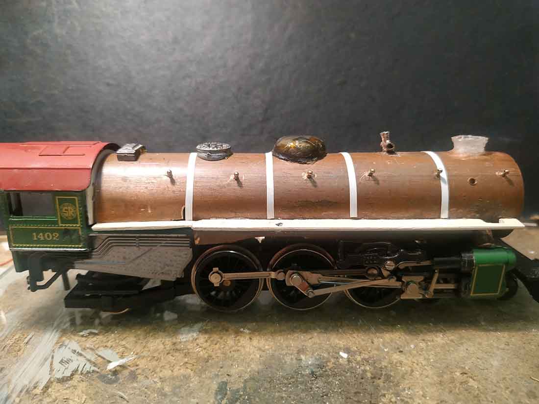 Scratch built locomotive