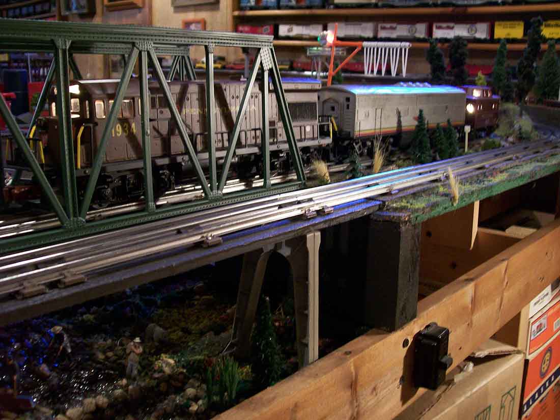 model train trestle bridge