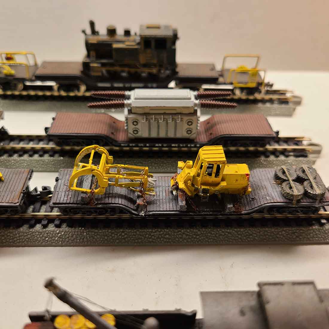 n scale model train