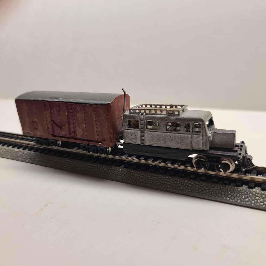 flat bed model train 