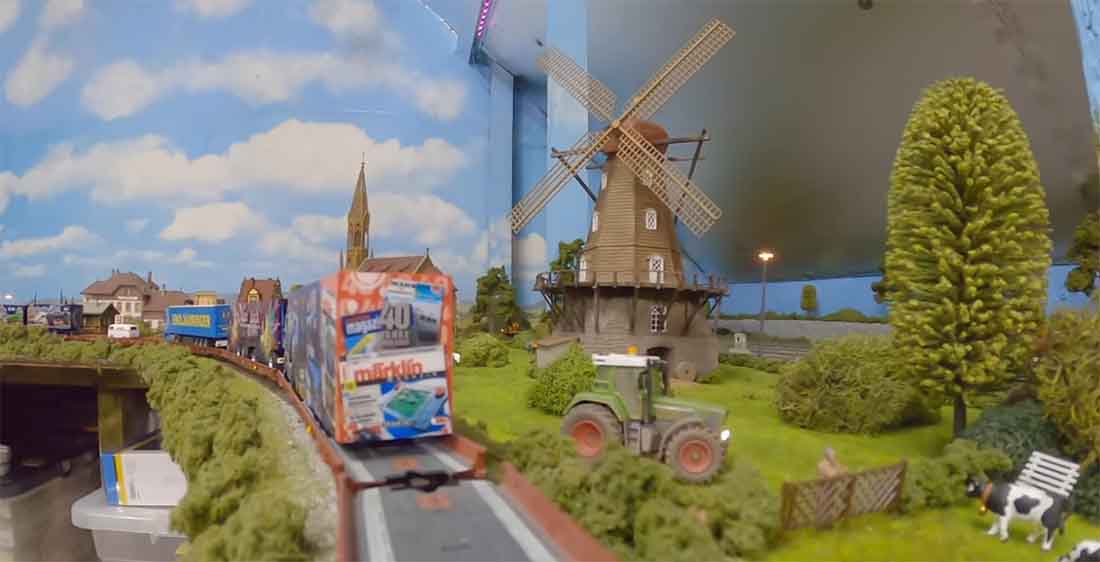 model train windmill