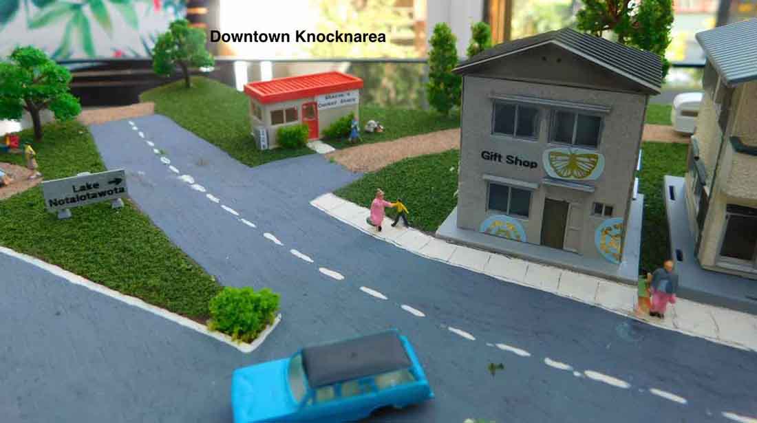 N scale downtown