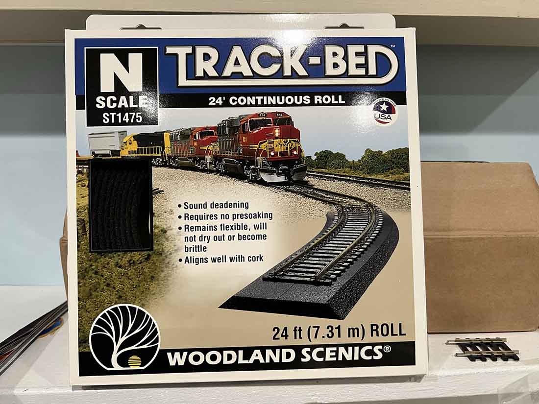 woodlands scenic foam track bed