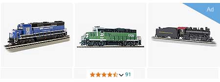 HO scale locomotives