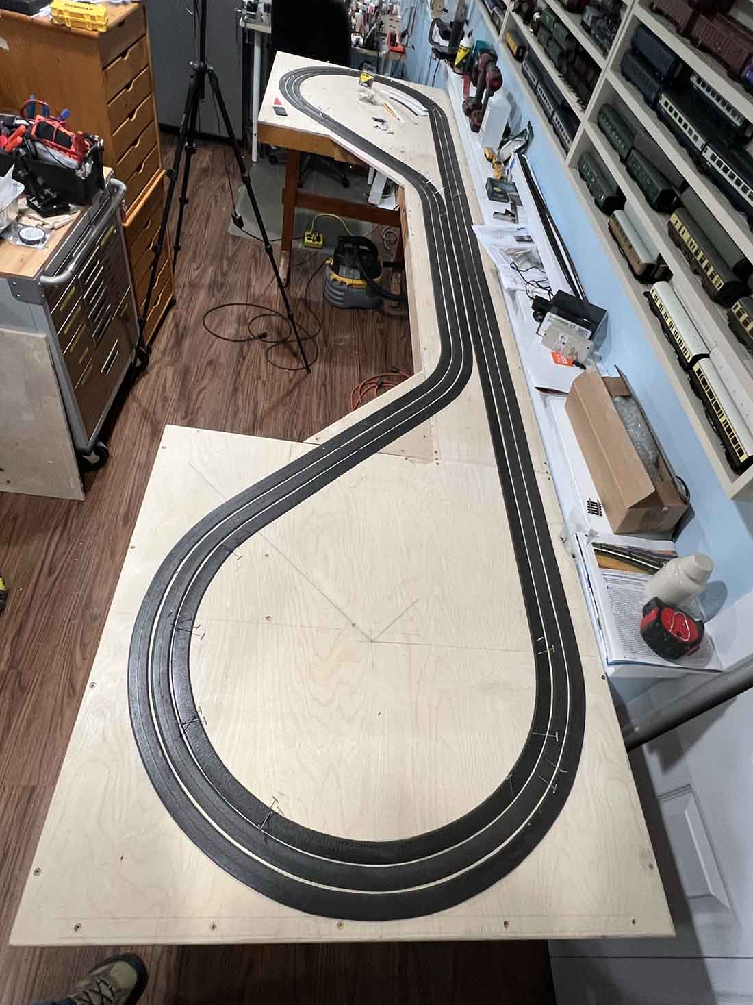 n scale dogbone track layout