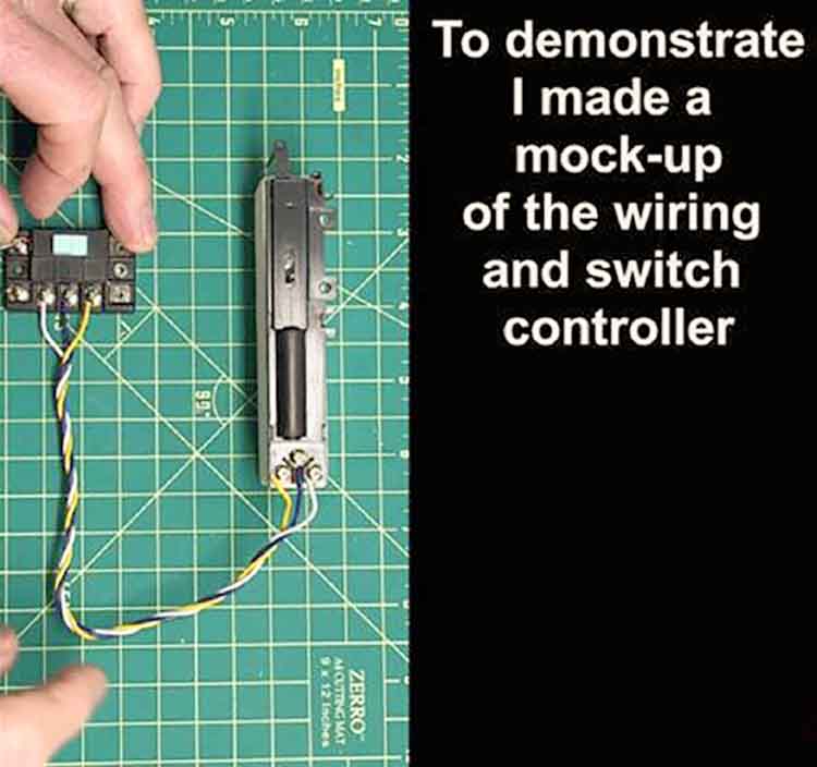 wiring turnout switch controller