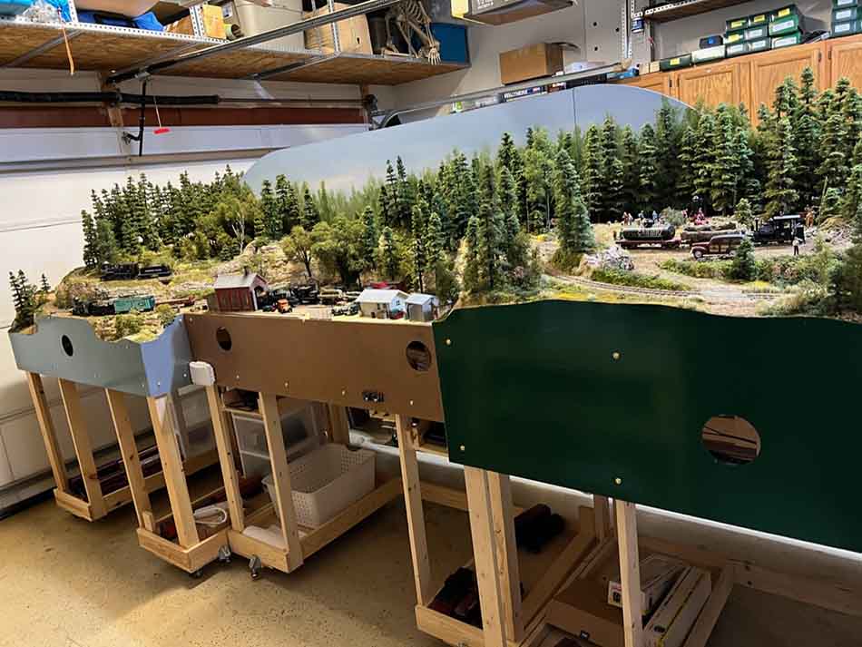 O scale bench