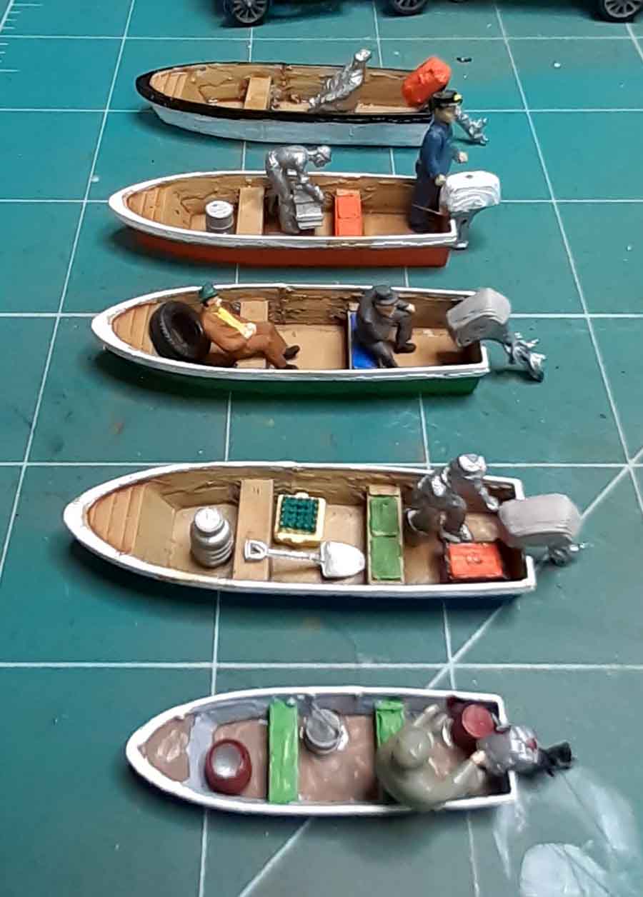 HOn3 scale harbor boats 3d printer
