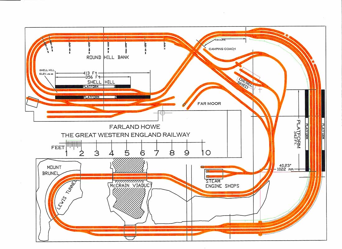 OO scale track plan