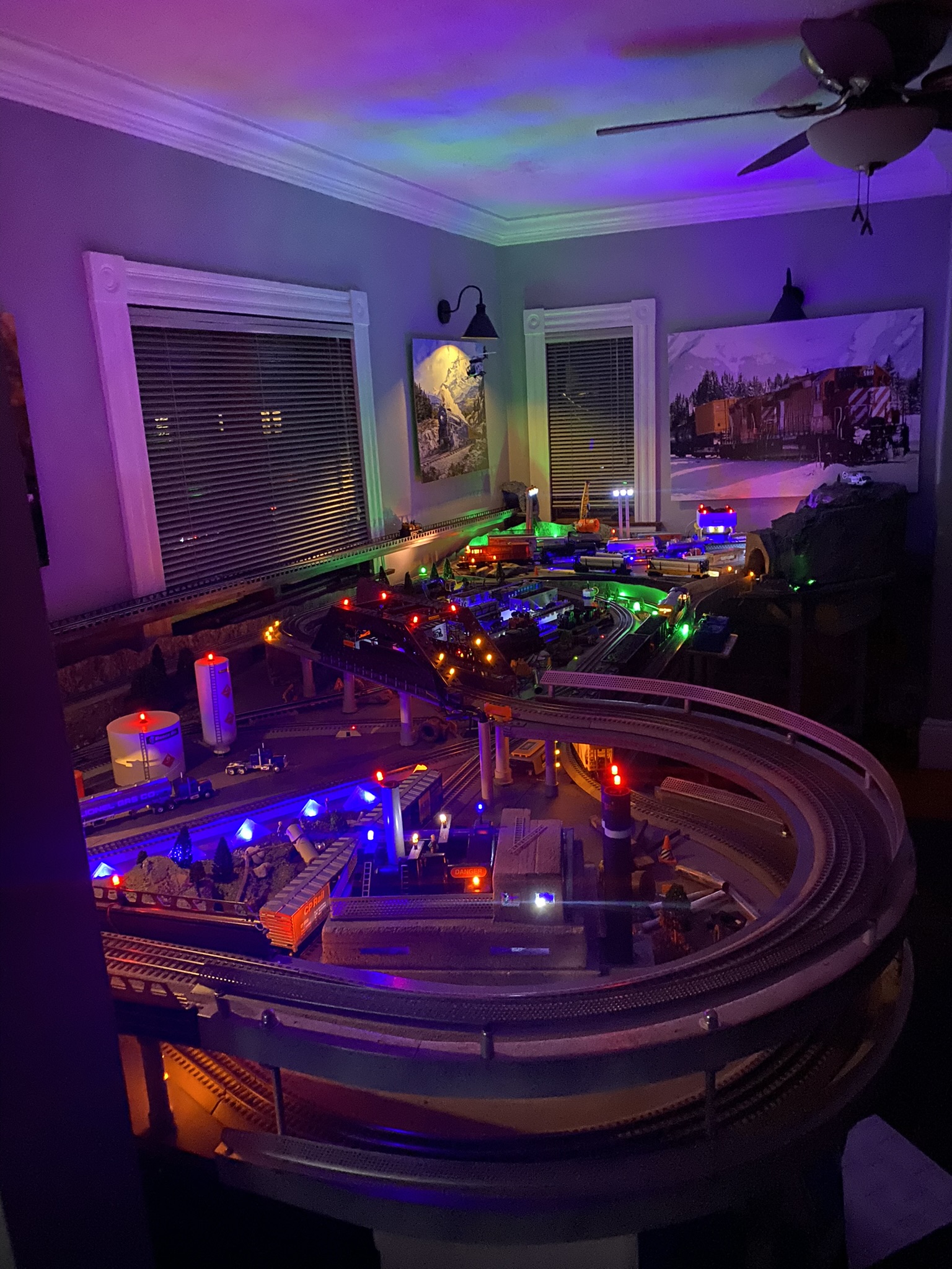 led lights model railroad