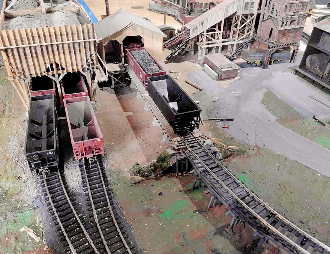 model railroad quarry