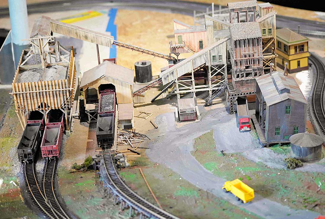 model railroad quarry
