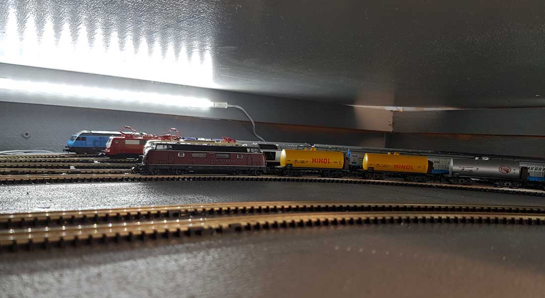 lower deck model railway