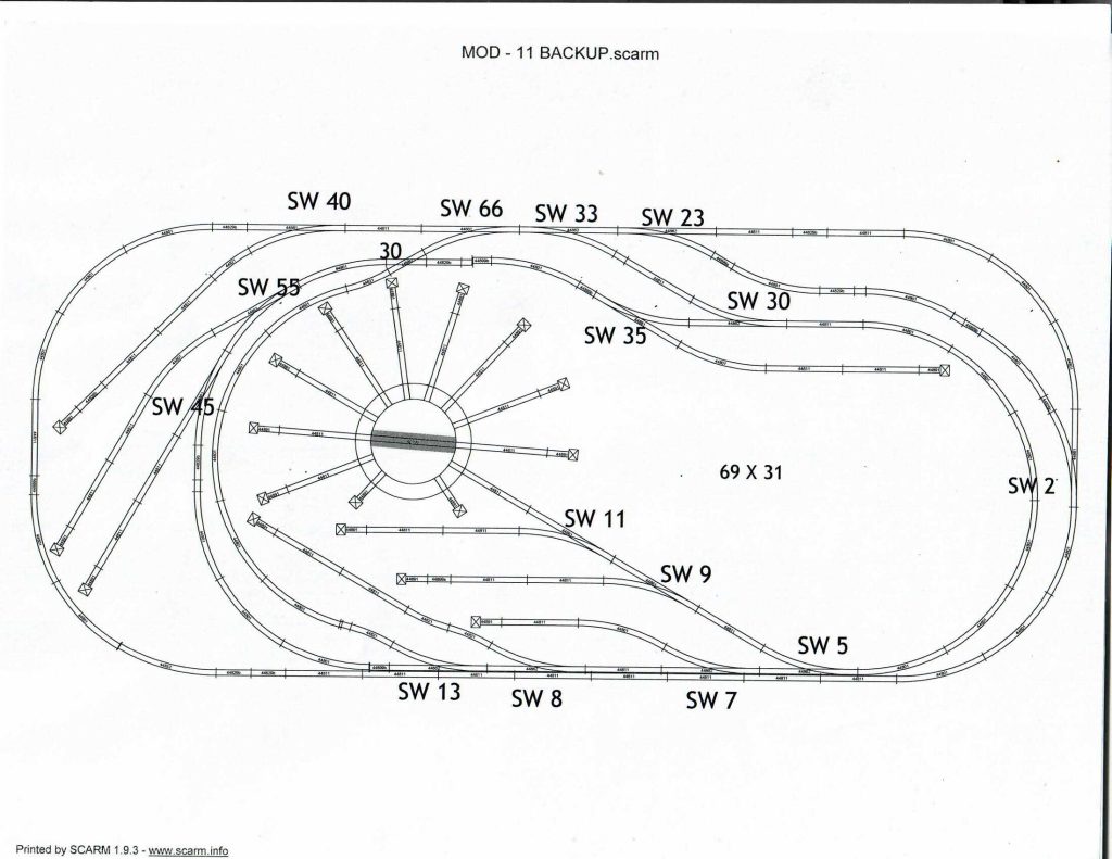 Denny's layout - Model railroad layouts plansModel railroad layouts plans