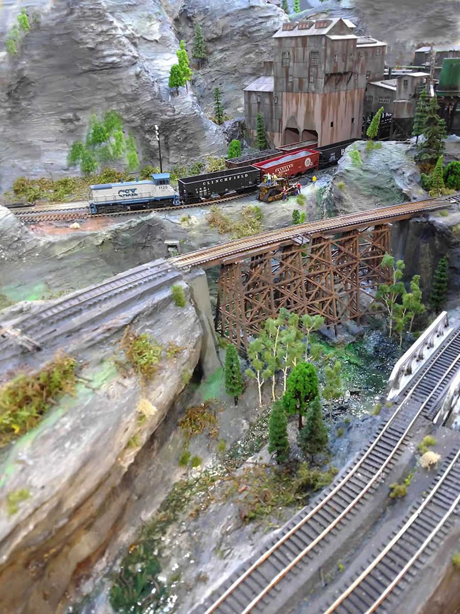 model railroad wooden bridge