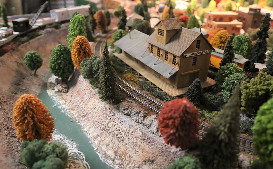 model railroad mill