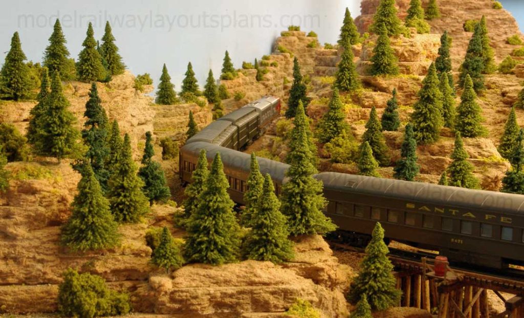 HO scenery for model trains Dan's Model railroad layouts plansModel