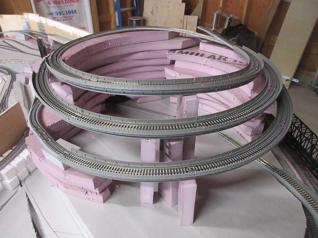 model train helix