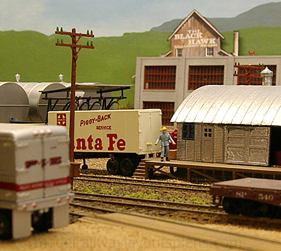 model train loading
