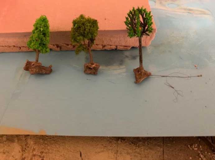 model railroad trees
