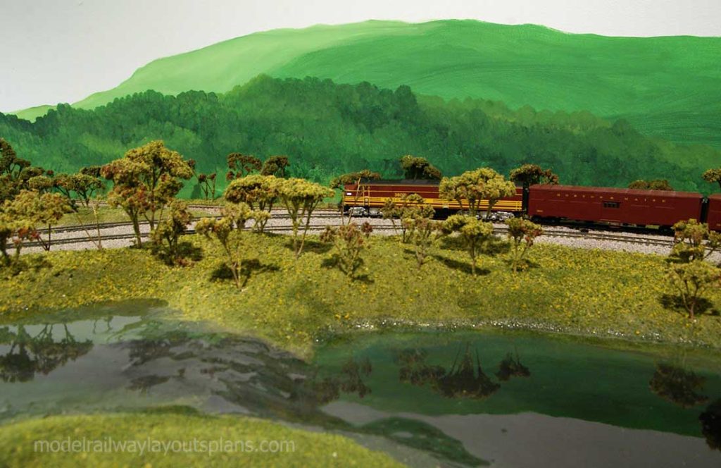 Model Train Rivers HO train layout with rivers - Model railroad layouts plansModel ...