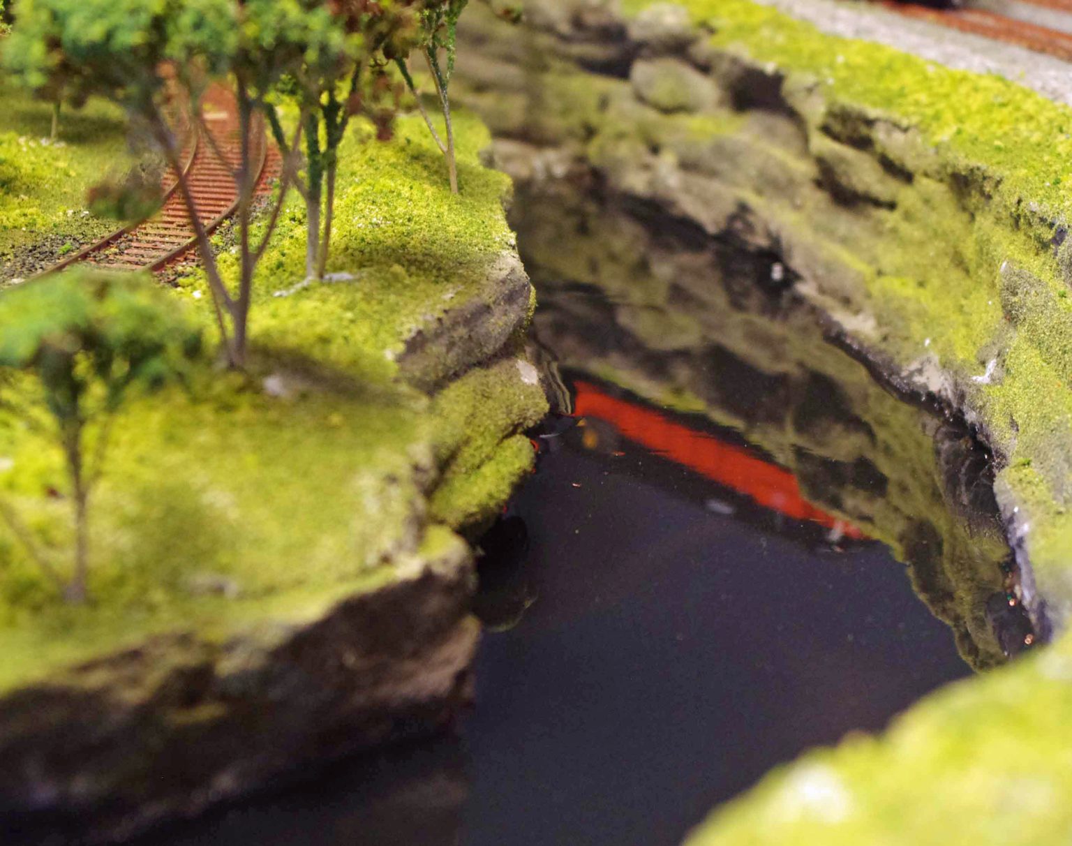 Model Train Rivers HO train layout with rivers - Model railroad layouts plansModel ...