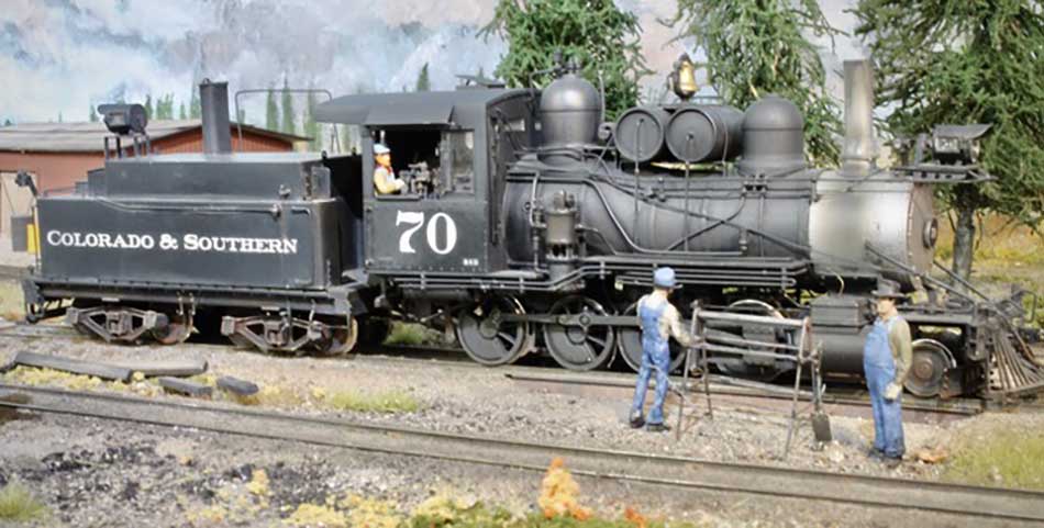 O scale steam train