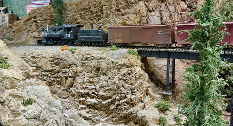 Battery power for model trains freight