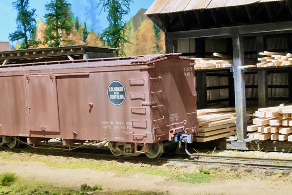O scale box car