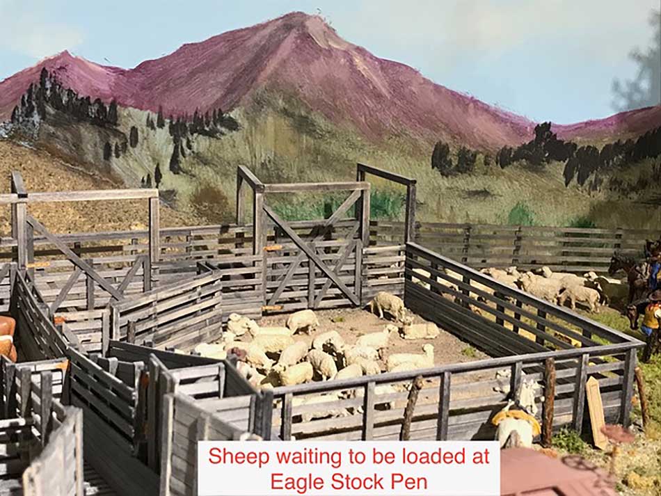 O scale livestock pen