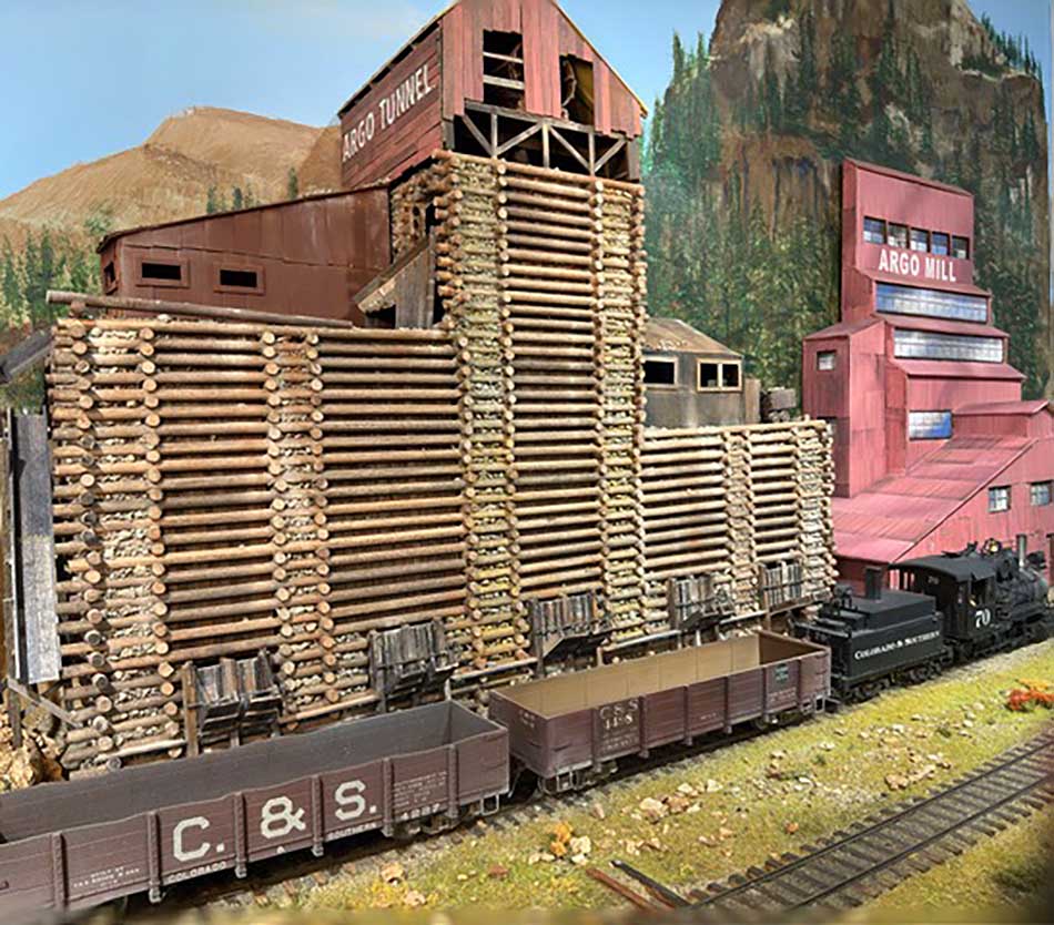 model railroad lumber yard