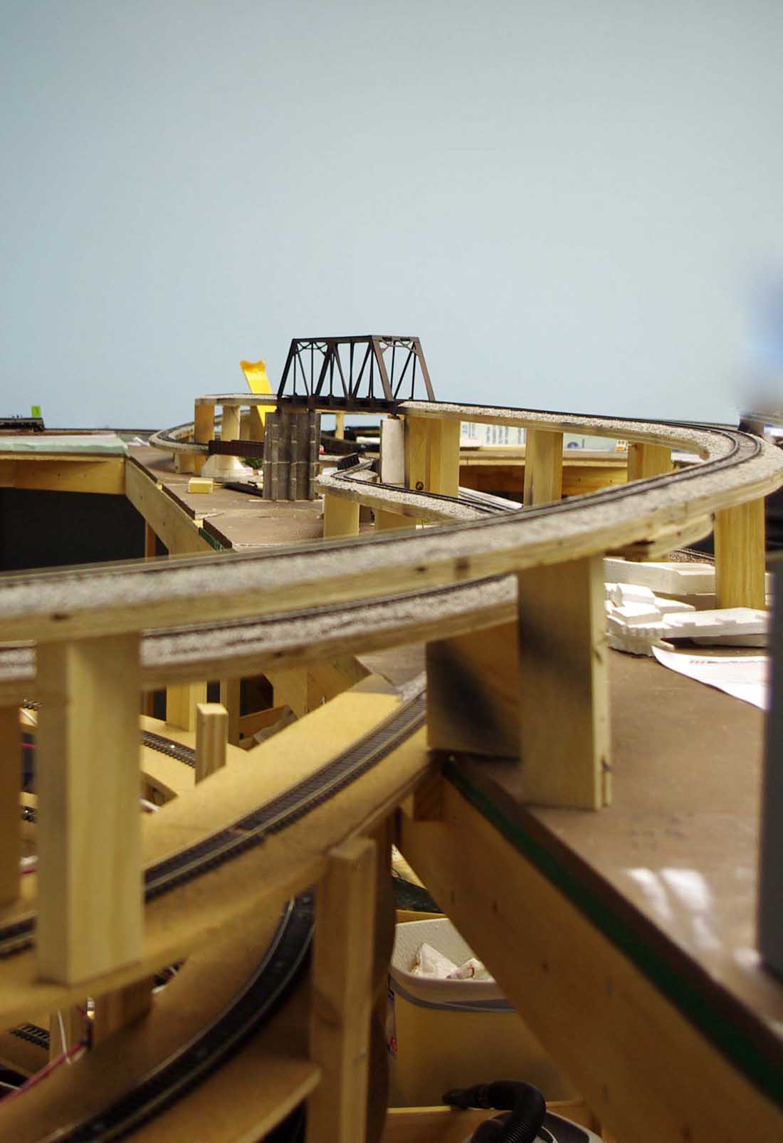 model railroad frame