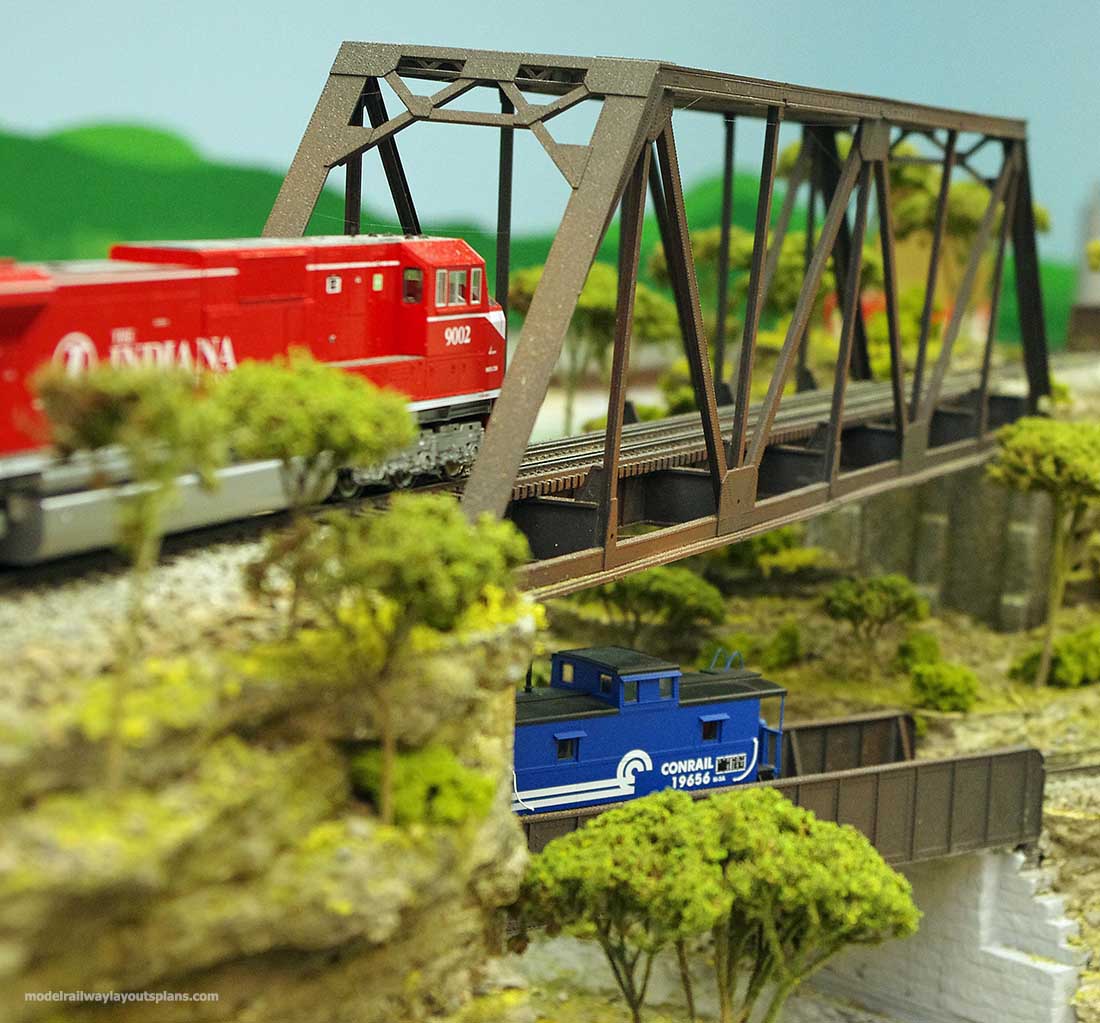model railroad bridge