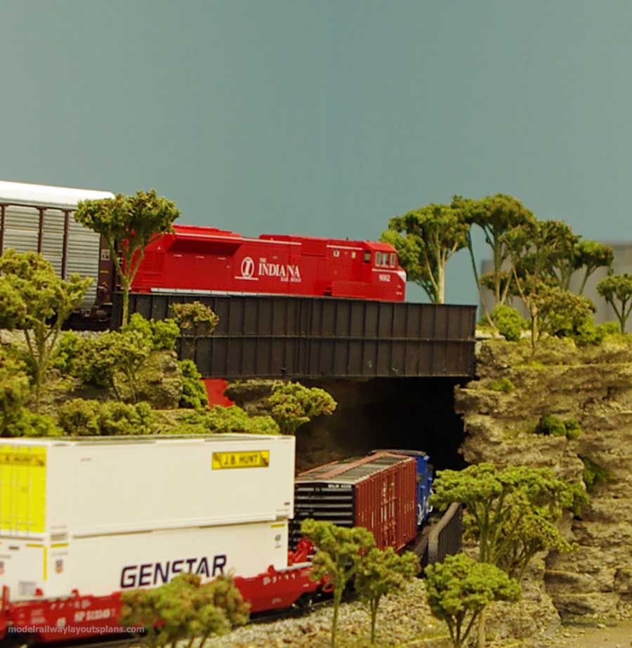 model railroad bridge
