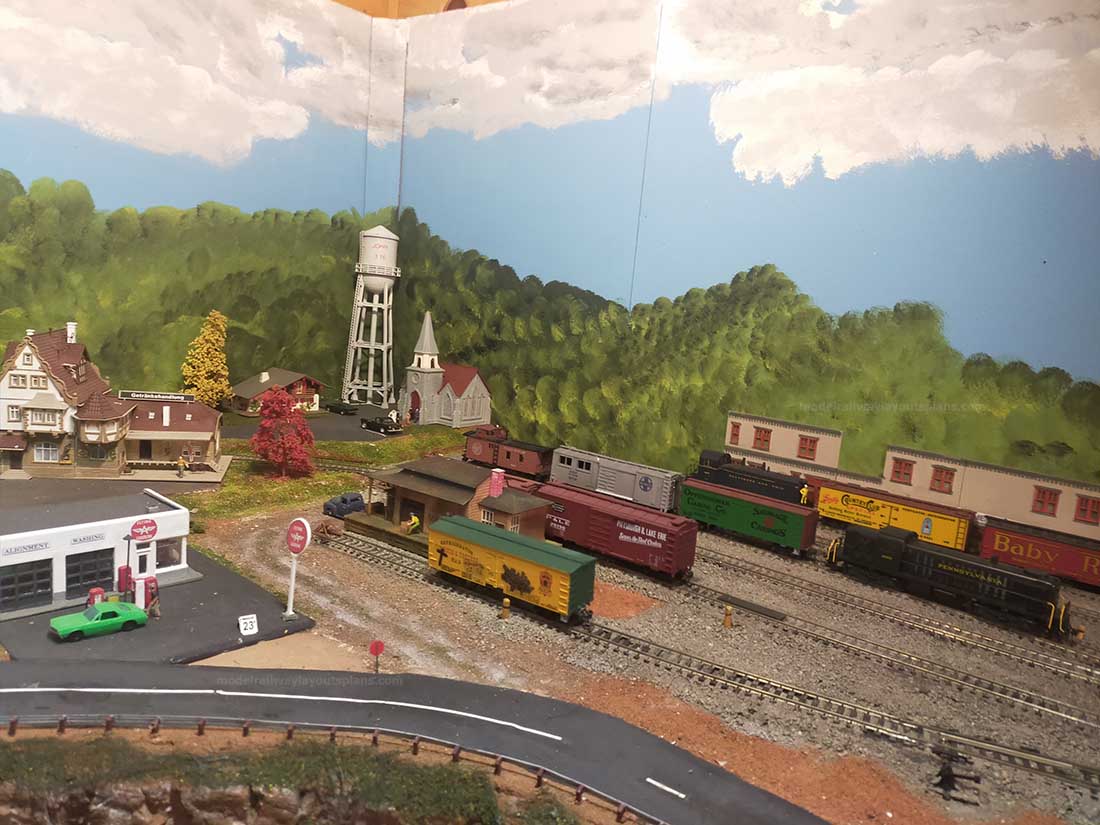 model railroad freight yard