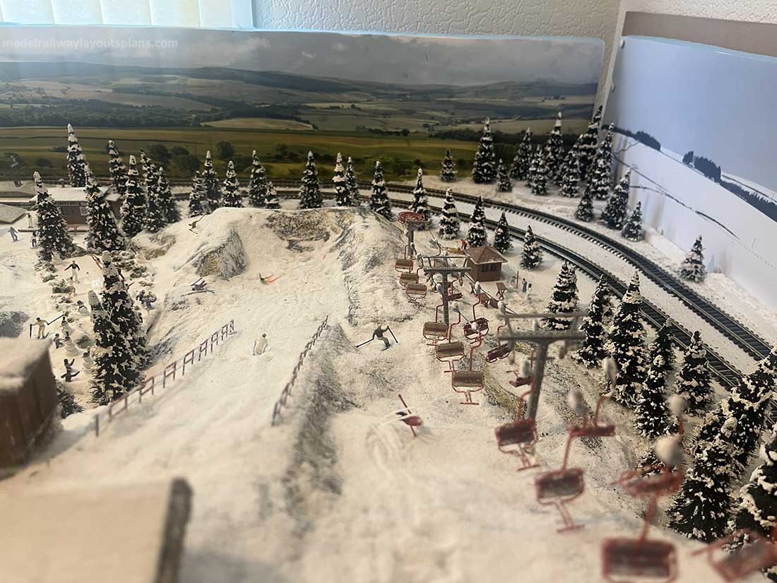 model railway snow