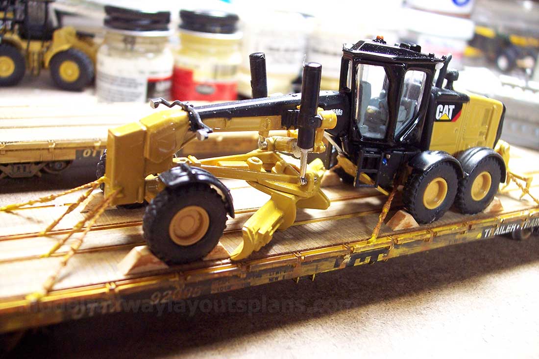 engine train yard flatbed