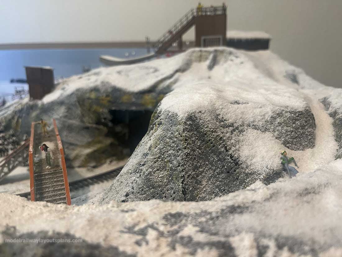 model railway snow