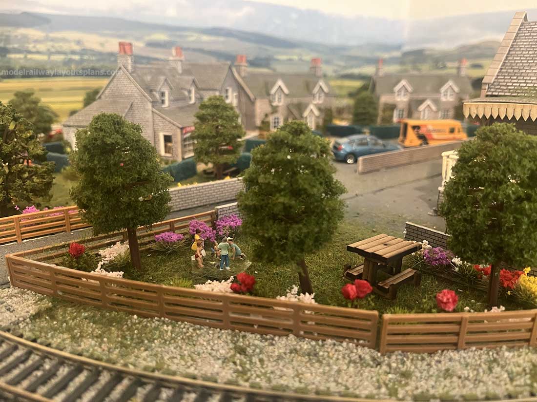 OO scale village