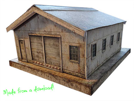 printable building fat bobs store house