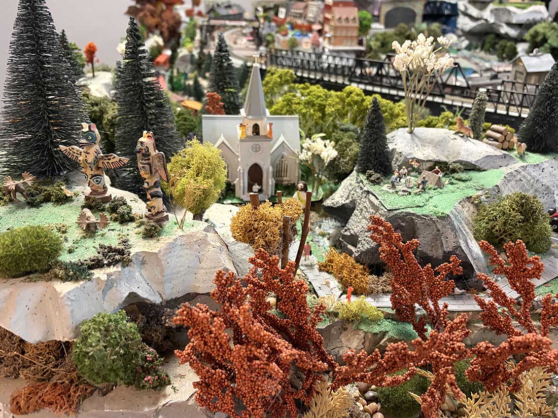HO scale scene