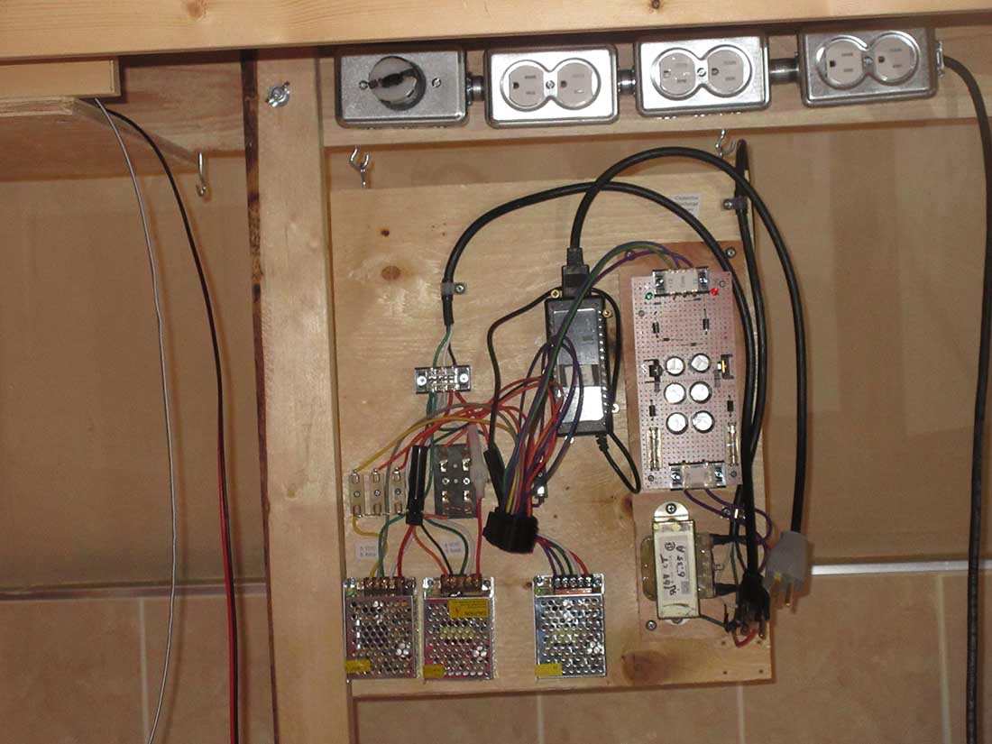 Power supplies board