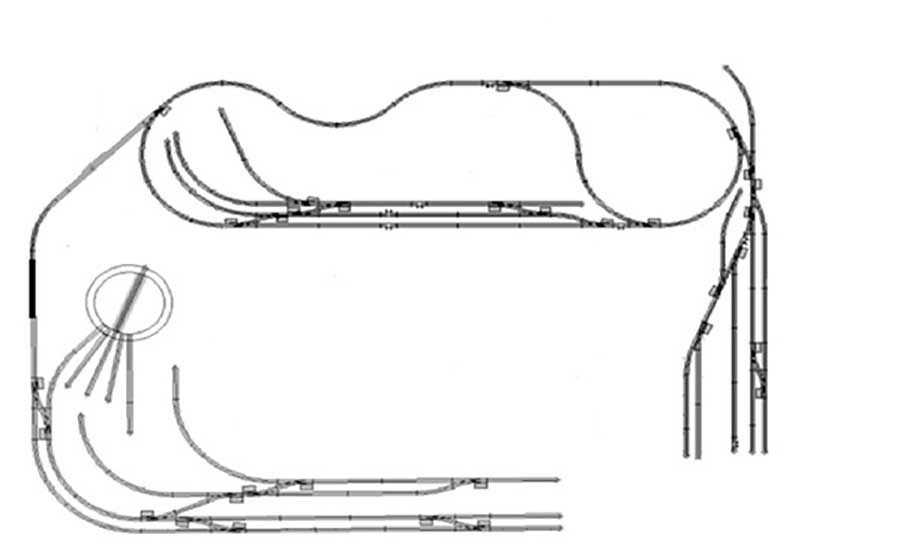 hornby dublo layout track plan