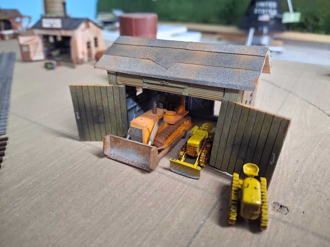 HO scale bulldozer