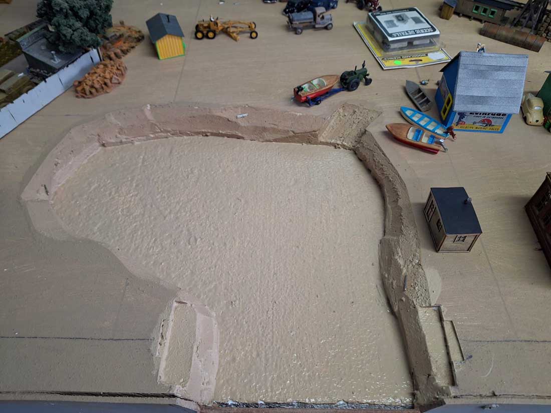 model train lake